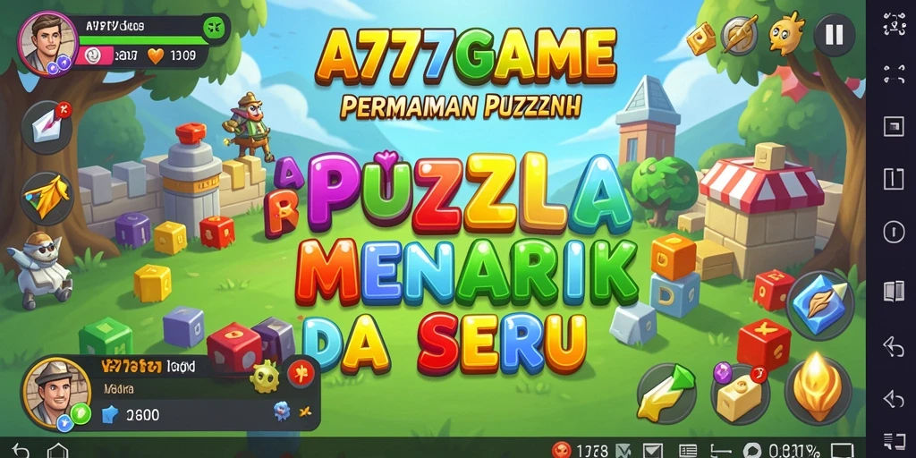 Screenshot gameplay A777GAME menampilkan teka-teki yang menarik.