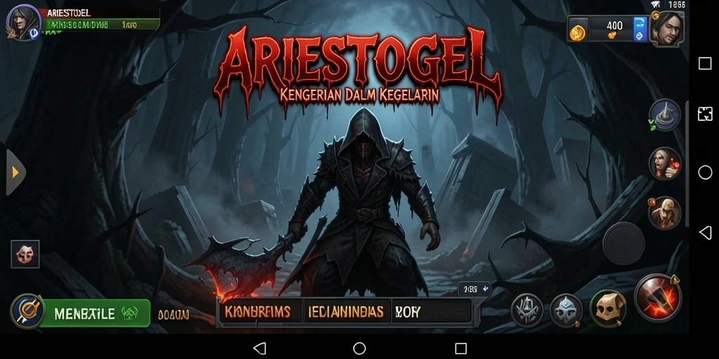 Gameplay menegangkan di dunia yang gelap dan menyeramkan.