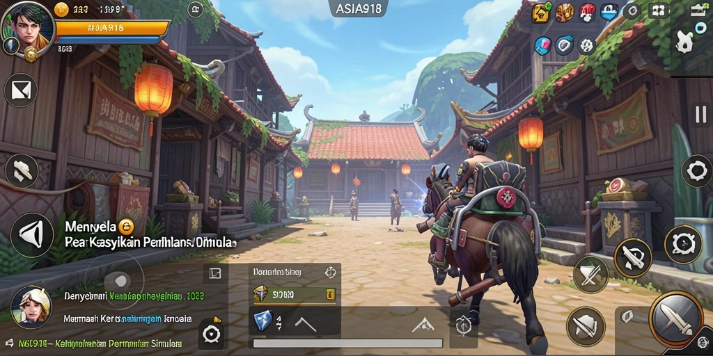 Screenshot utama ASIA918 yang menampilkan gameplay seru dan interaktif.