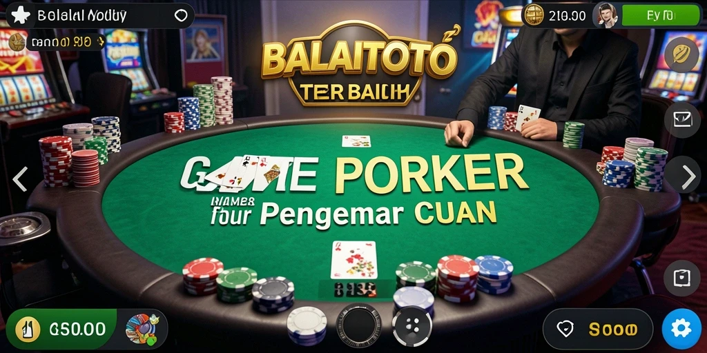 Screenshot BALAITOTO menampilkan gameplay Poker yang menarik dan interaktif.