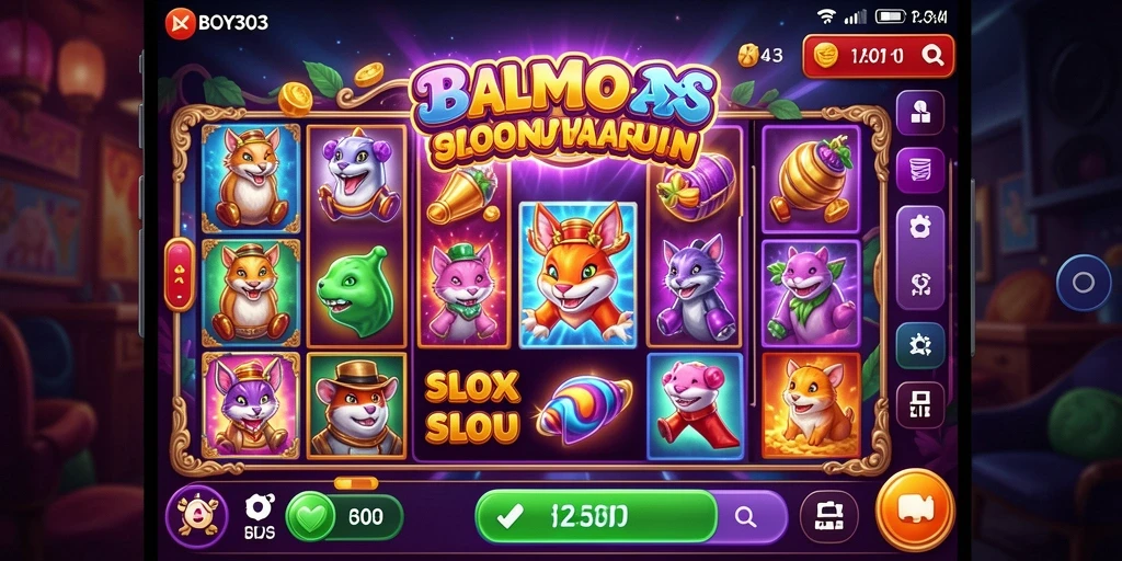 Tampilan gameplay Slot yang menarik di BOY303.