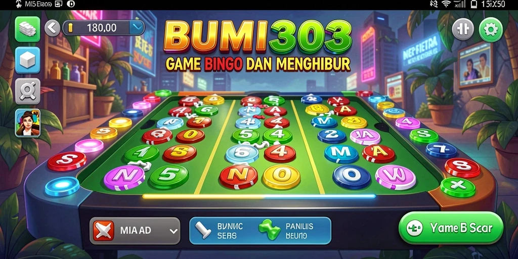 Tampilan menarik dari gameplay Bingo BUMI303 yang seru.