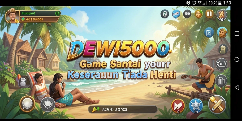 Tampilan gameplay DEWI5000 yang seru dan menghibur.