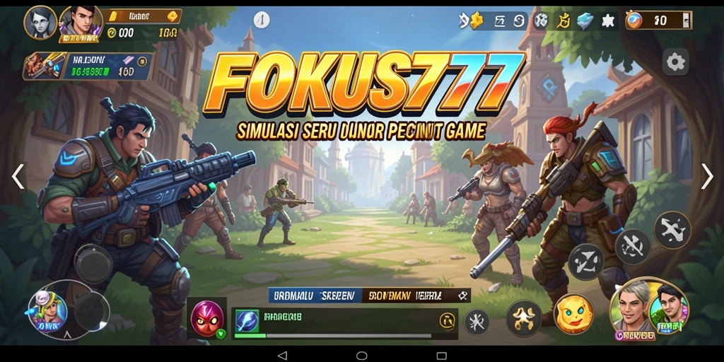 Tampilan gameplay interaktif FOKUS777 dengan grafik menawan.