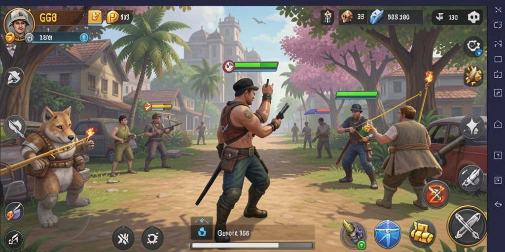 Tangkapan layar gameplay GG368 menampilkan interaksi karakter yang mendalam.