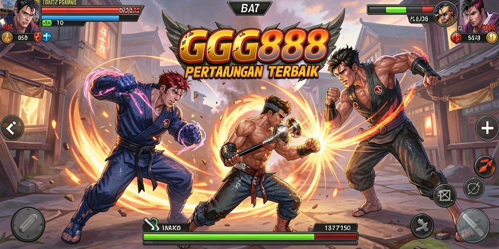 Tampilan aksi seru dalam gameplay GGG888 yang menegangkan.