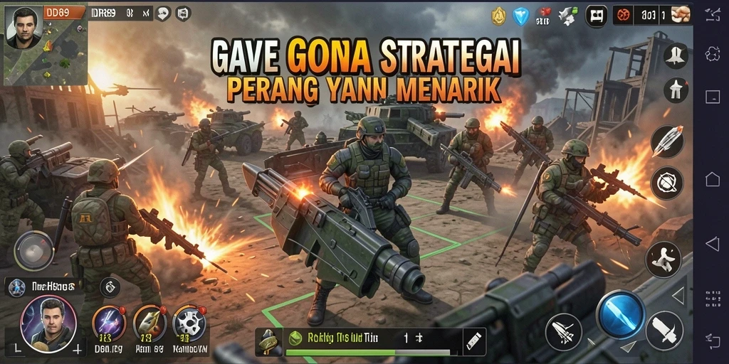 Tampilan gameplay menarik dengan grafik yang memukau.