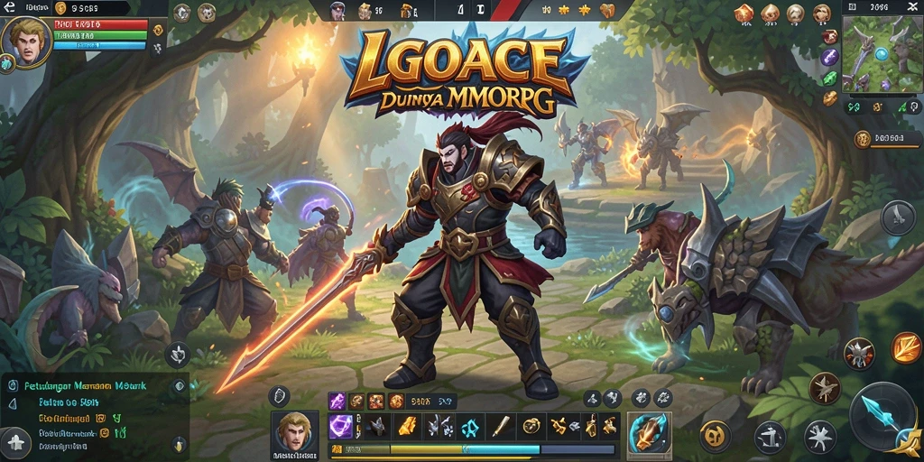Screenshot gameplay LGOACE yang menampilkan aksi seru di dunia MMORPG.