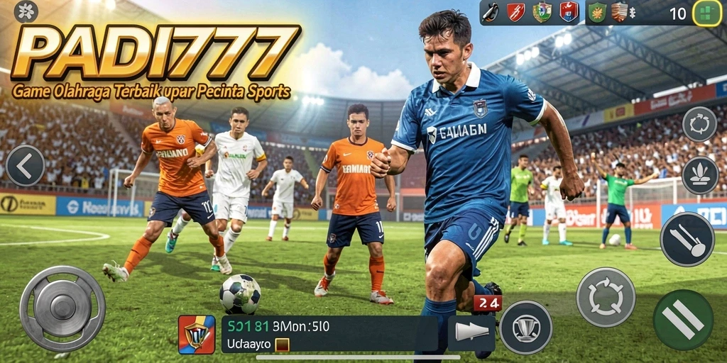 Tampilan gameplay PADI777 yang menarik dan penuh aksi olahraga.