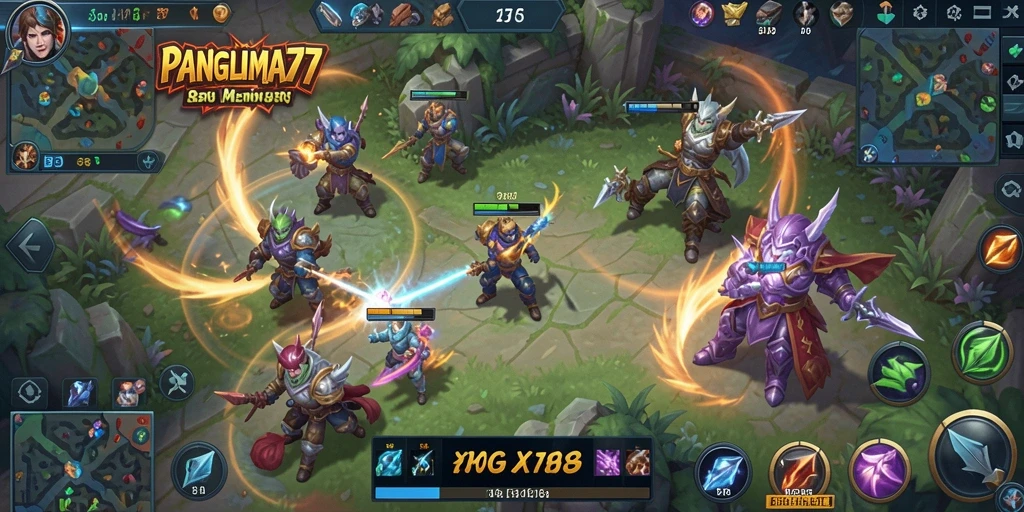 Tangkapan layar gameplay mendebarkan dari PANGLIMA77.