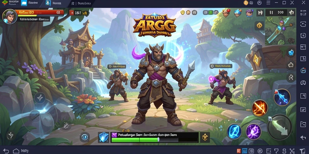 Tangkapan layar gameplay ARPG yang mendebarkan dalam RATU303.