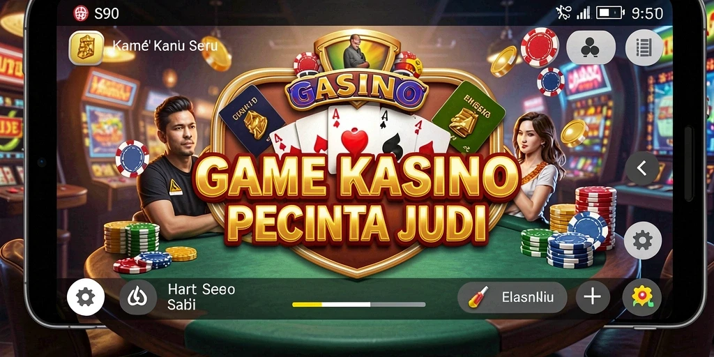 Tampilan menarik permainan Kasino di S80 dengan dealer langsung.
