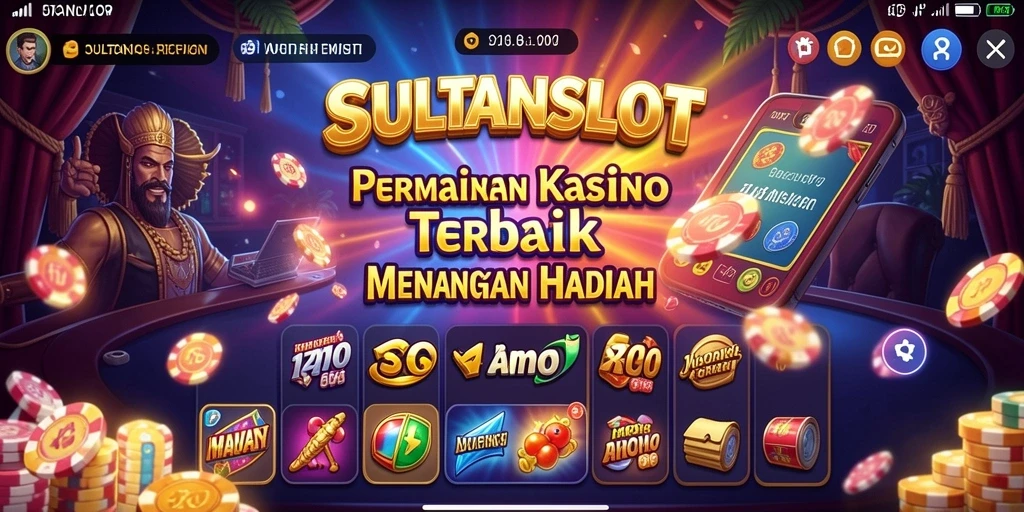 Tampilan menarik dari gameplay Kasino SULTANSLOT yang seru.