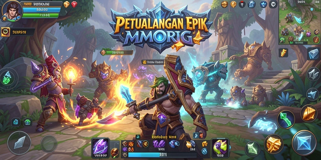 Tangkapan layar dari gameplay seru SVIP5 dalam dunia MMORPG.