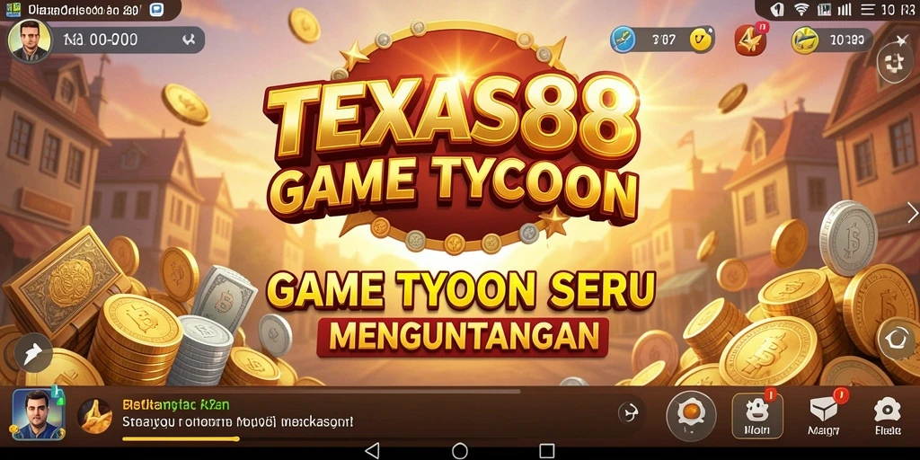 Tampilan gameplay seru di TEXAS88 yang penuh strategi.