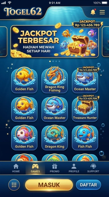 Fitur dan menu aplikasi togel62 yang memudahkan pengguna.